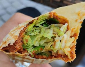 Cig Köfte Dürüm at City Kebap in Feldkirch