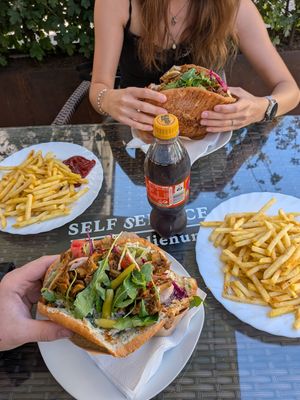 Mega Döner komplett Vegan at City Kebap in Feldkirch