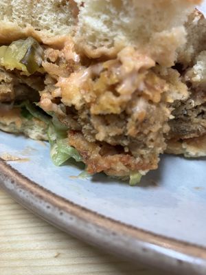 The weird chicken  at Ralphy's Fakeaway in Peterborough