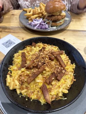 The Big Mac N Cheese  at Ralphy's Fakeaway in Peterborough