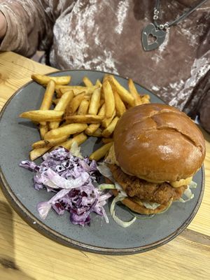 The Slayer Burger (aka Garlic Heaven)   at Ralphy's Fakeaway in Peterborough