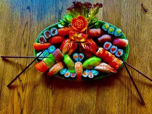 sushi plate at Non Fusion in Siegen