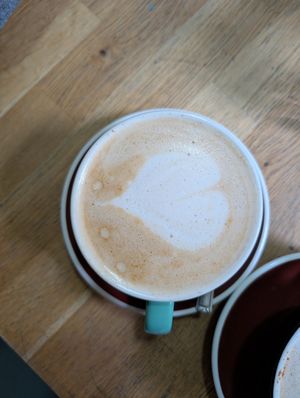 Chai latte at Louisana in Lyon