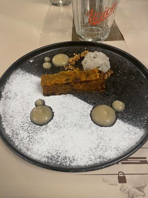 Carrot cake  at Most in Ljubljana