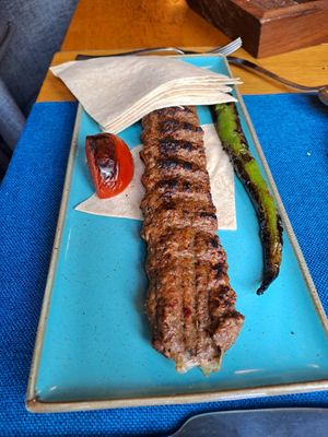 Vegan kebab at Köşebaşi in Istanbul