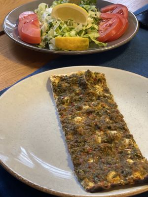 Lahmacun  at Köşebaşi in Istanbul