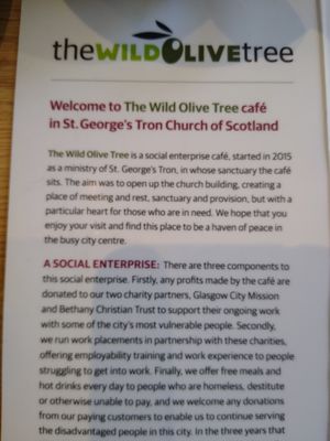 Welcome at The Wild Olive Tree in Glasgow