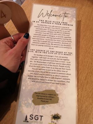  at The Wild Olive Tree in Glasgow