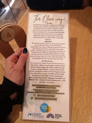  at The Wild Olive Tree in Glasgow