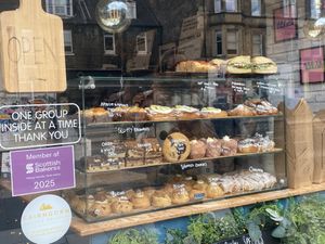 Pastries both vegan & non vegan   at Babyfaced Baker in Edinburgh