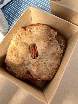 Coffee, maple and peacan bostock   at Babyfaced Baker in Edinburgh