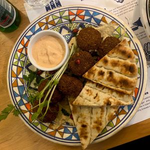 Falafel at Hamsa in Krakow