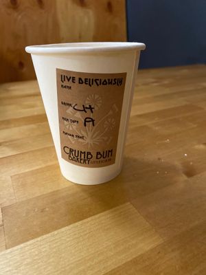 Chai latte with almond milk  at Crumb Bum in Littleton