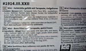 Taro bun at Tain Kim Heng Supermarkt in Oberhausen