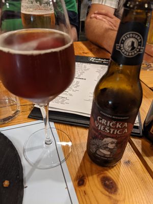 Large selection of local wines and craft beers at Bubalus Burger Bar in Trogir