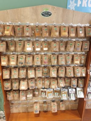 Over 80 types of spices and dried herbs at Olive Well in Romford
