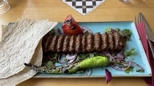Vegan Adana Kebap   at Ali Ocakbaşi - Karaköy in Istanbul