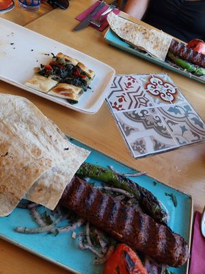 vegan kebab at Ali Ocakbaşi - Karaköy in Istanbul