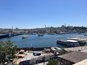 View from the restaurant   at Ali Ocakbaşi - Karaköy in Istanbul
