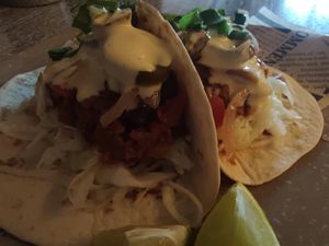 The vegan taco at Suzie Q in Gzira