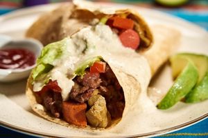 Burrito at AMA la Jama in Guayaquil