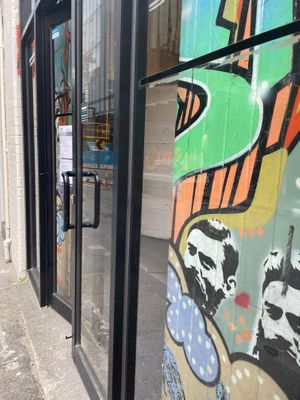 Outside I didn’t know little la Trobe existed before this place opened at Vegie Tribe in Melbourne