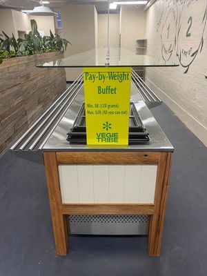 Buffet aisle
 at Vegie Tribe in Melbourne