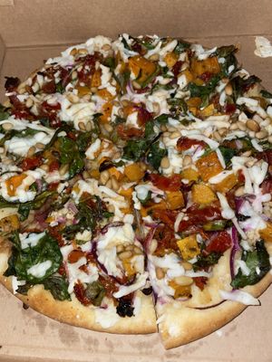 Pizza at Vegie Tribe in Melbourne