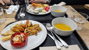 Plate one of many at Vegie Tribe in Melbourne