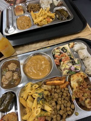 Butter chicken, pumpkin pasta, dumplings, pizza, roast veggies & so much more  at Vegie Tribe in Melbourne