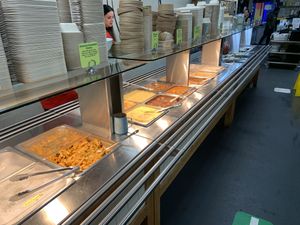 Shallow dishes so they make fresh often, food was warm  at Vegie Tribe in Melbourne