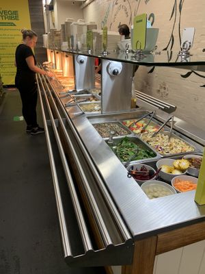 Didn’t have space in my belly for salad sadly too many other things to try  at Vegie Tribe in Melbourne