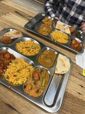 Each tray came to $20, bought by weight. Was very filling  at Vegie Tribe in Melbourne