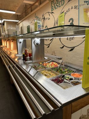 The set up  at Vegie Tribe in Melbourne