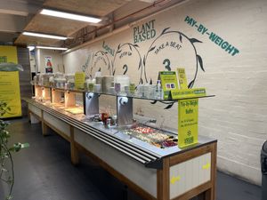 Vegan buffet    at Vegie Tribe in Melbourne