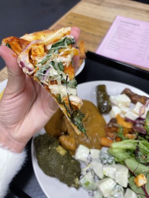 Vegan pizza   at Vegie Tribe in Melbourne