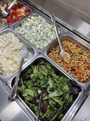 Great salad selection   at Vegie Tribe in Melbourne