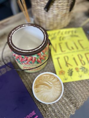 Best coffee  at Vegie Tribe in Melbourne