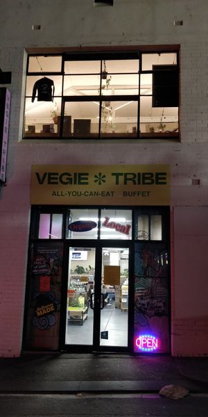 View from the street at Vegie Tribe in Melbourne