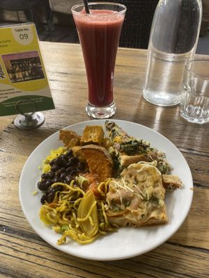 Buffet variety  at Vegie Tribe in Melbourne