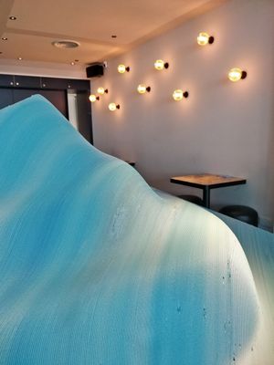 restaurant decor at Analogue Initiative in Central Singapore