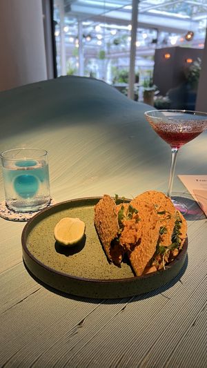 Jackfruit tacos….I tried them before taking pic!  at Analogue Initiative in Central Singapore