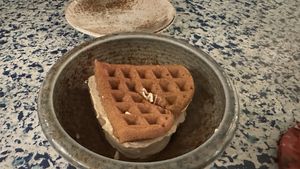 Ice cream sandwich   at Analogue Initiative in Central Singapore