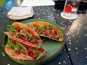 Jackfruit tacos at Analogue Initiative in Central Singapore