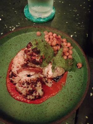 Roasted cauliflower at Analogue Initiative in Central Singapore