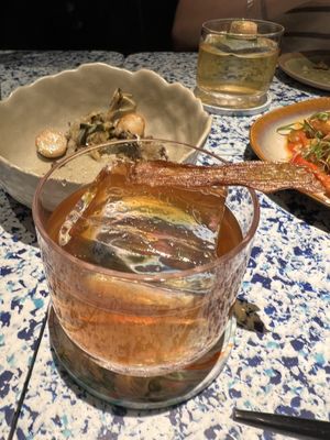 Bacon” cocktail  at Analogue Initiative in Central Singapore