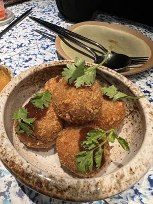 Mushroom balls 9/10  at Analogue Initiative in Central Singapore