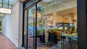 Entrance at Analogue Initiative in Central Singapore