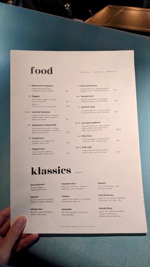 Fully vegan menu at Analogue Initiative in Central Singapore