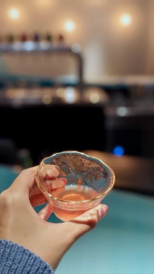 Vegan non-alcoholic shot at Analogue Initiative in Central Singapore